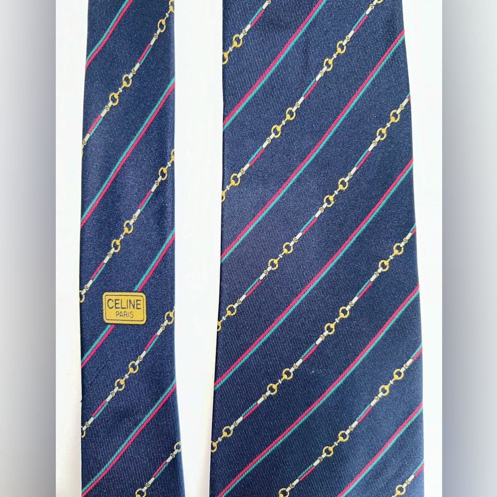 100% silk CELINE tie
